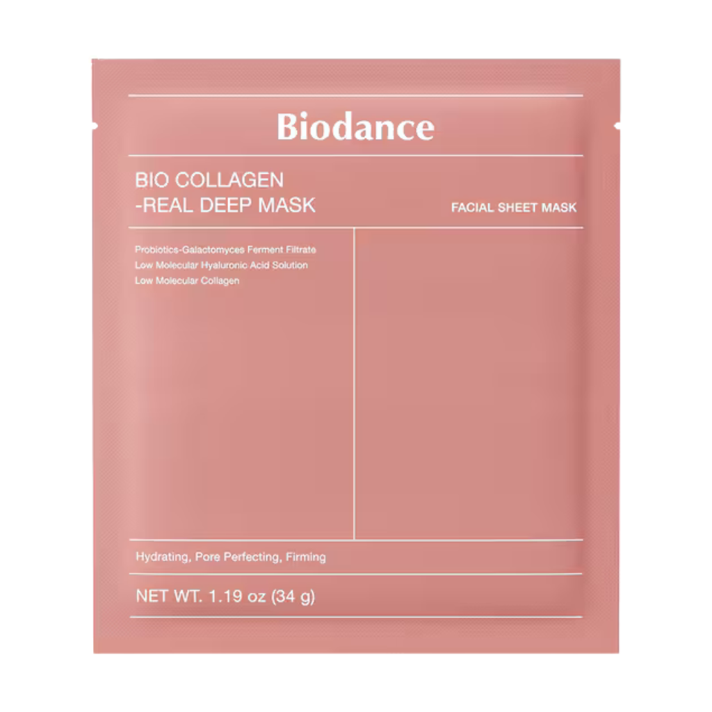 Masque Bio-Collagène BIODANCE 4 pièces - Hydrate et Soigne la peau